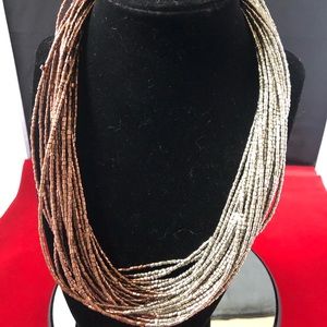 Seed bead necklace